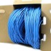 Cat5e Plenum rated Ethernet cable 1000ft, 24 awg insulated solid core cable