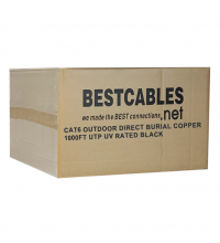 Cat6 outdoor direct burial waterproof solid copper F/UTP UV 4-pairs 23 AWG Network cable 1000ft