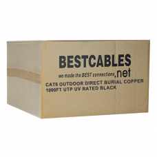 Cat6 outdoor direct burial waterproof solid copper F/UTP UV 4-pairs 23 AWG Network cable 1000ft