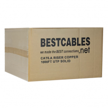 Cat6 A Riser 1000ft solid pure copper 8C 4P utp 1000ft ETL certified cable