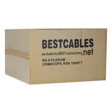 COMMSCOPE RG6 Plenum 1000ft ETL 3GHz 3GHZ 75 OHM cable 18AWG CONDUCTOR